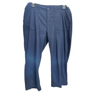 Columbia PFG Convertible Cargo Pants Capris Cropped Blue‎ Womens